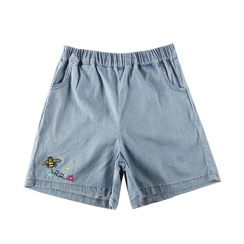 Stockpapa Puellae High Quality Denim Shorts Branded Overruns