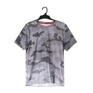 Stockpapa hominum Allover Duo unum Camo Print Ipsum Cool High Quitdry Active Tee Apparel Wholesale