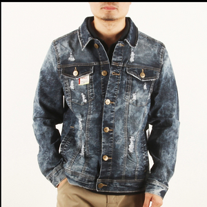 Homines parati facti super Stock Tutus Carl Casual Extende Denim Jacket 