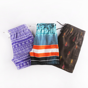 Men's Print & Solidus Color Board Shorts, SP17511-AH